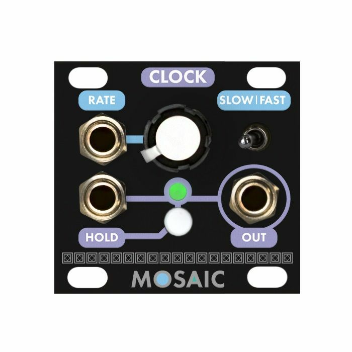 MOSAIC 1U - Mosaic 1U Clock Configurable Master Clock Source Module (black)
