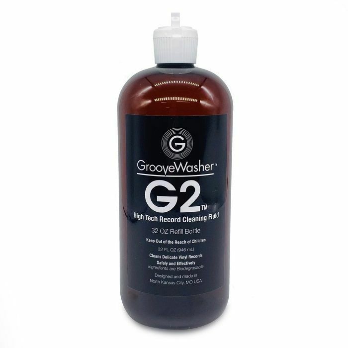 GROOVEWASHER - GrooveWasher G2 Vinyl Record Cleaning Fluid 32oz Refill Bottle