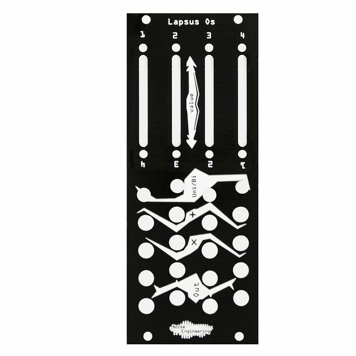 NOISE ENGINEERING - Noise Engineering Lapsus Os 4-Channel Attenuverter/Attenuator Module (black)
