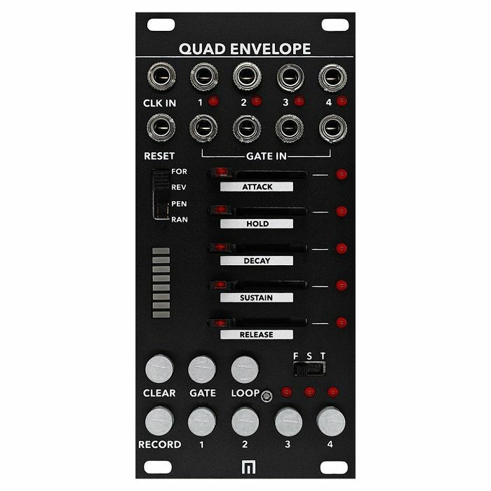 MALEKKO - Malekko Quad Envelope Eurorack Module (black faceplate)