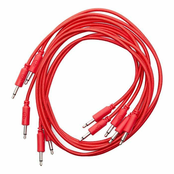 ERICA SYNTHS - Erica Synths 90cm Braided Patch Cables (red, pack of 5)