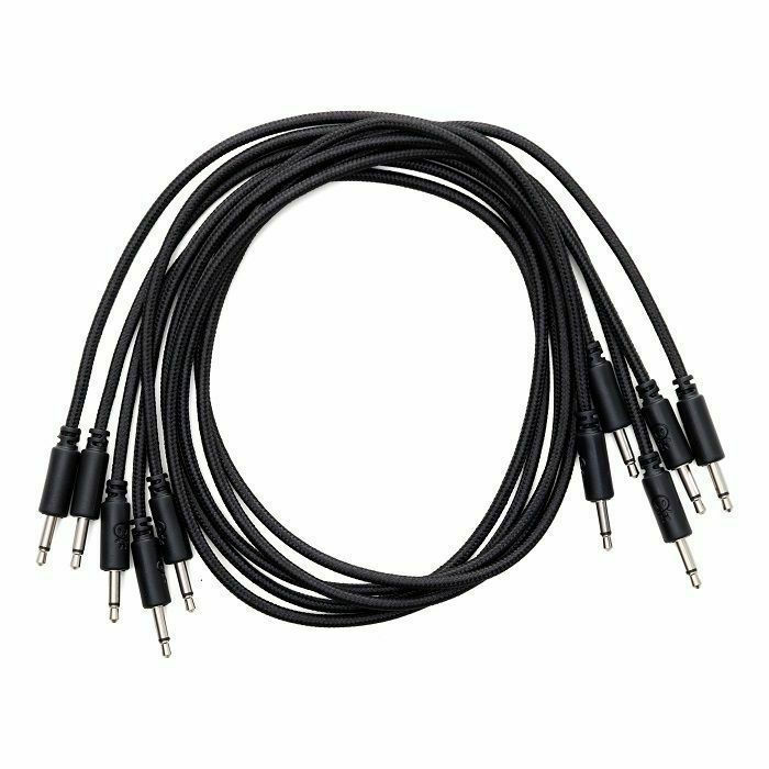 ERICA SYNTHS - Erica Synths 60cm Braided Patch Cables (black, pack of 5)