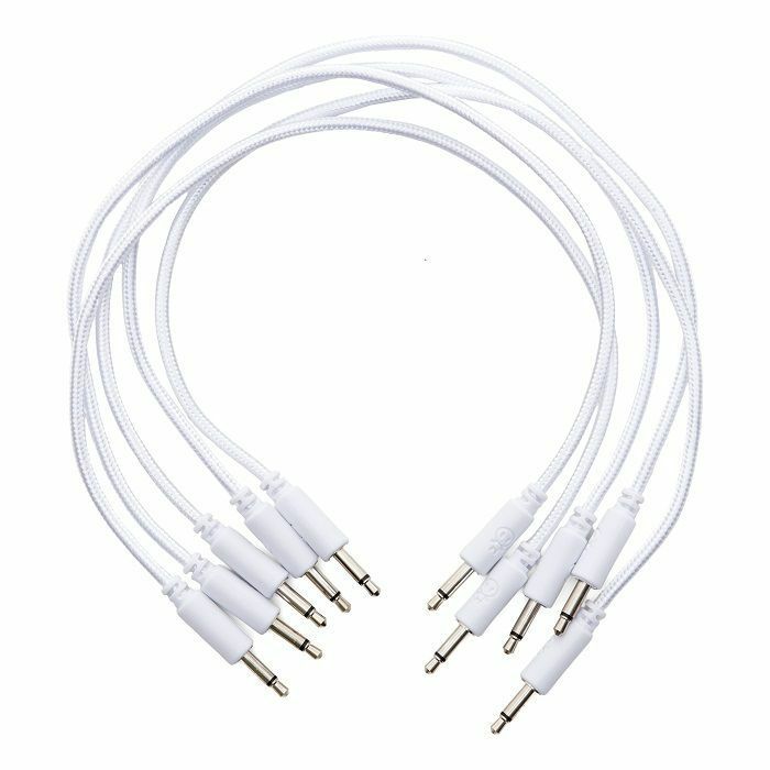 ERICA SYNTHS - Erica Synths 30cm Braided Patch Cables (white, pack of 5)