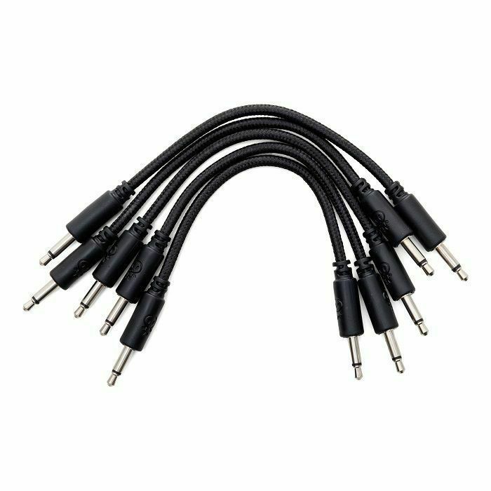 ERICA SYNTHS - Erica Synths 10cm Braided Patch Cables (black, pack of 5)