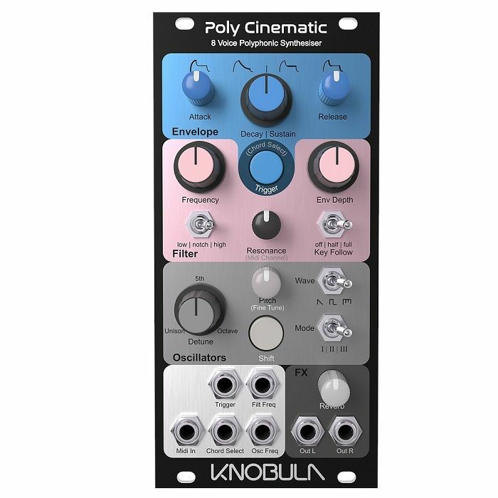 KNOBULA - Knobula Poly Cinematic 8-Voice Polyphonic Synthesiser Module