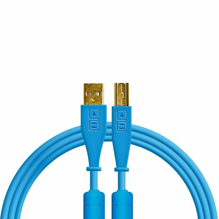 DJ TECH TOOLS - DJ Tech Tools Straight USB (A-B) Chroma Cable (blue, 1.5m)