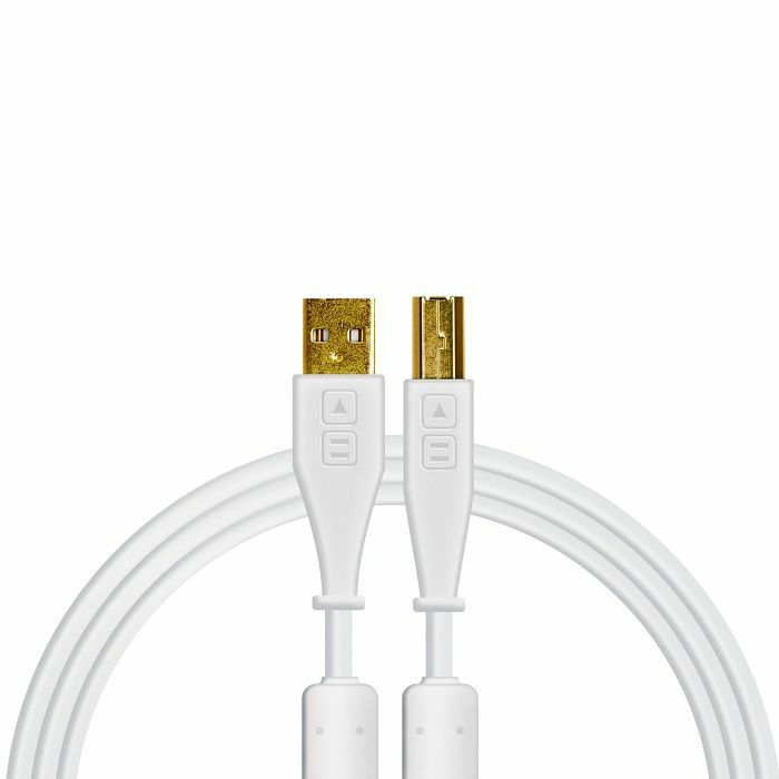 DJ TECH TOOLS - DJ Tech Tools Straight USB (A-B) Chroma Cable (white, 1.5m)