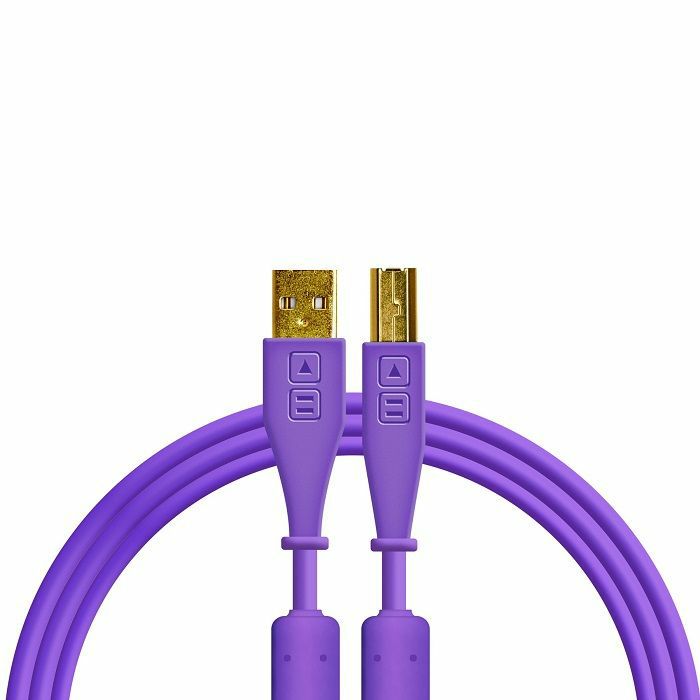 DJ TECH TOOLS - DJ Tech Tools Straight USB (A-B) Chroma Cable (purple, 1.5m)