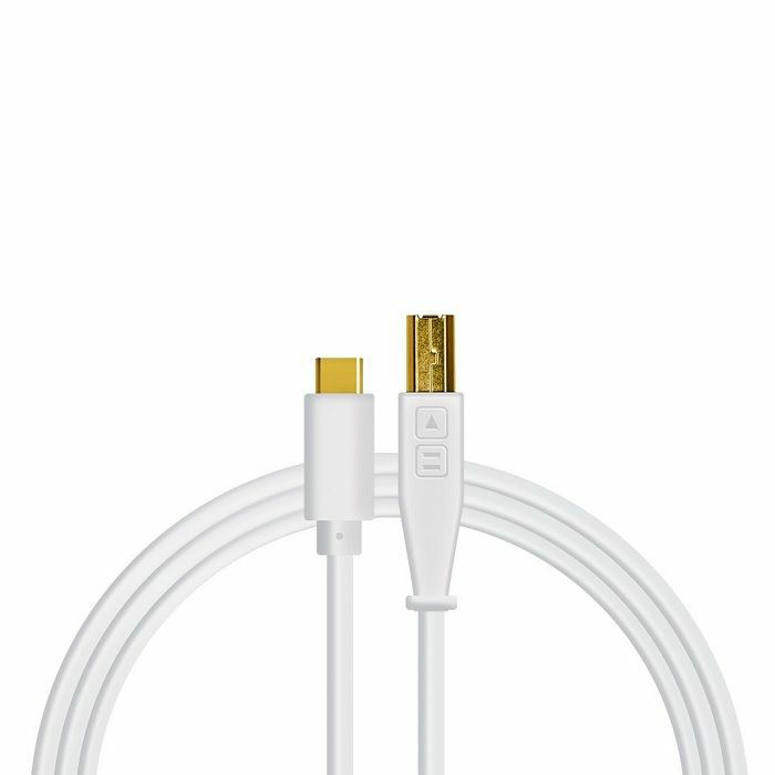 DJ TECH TOOLS - DJ Tech Tools USB-C To USB-B Chroma Cable (white, 1.5m)