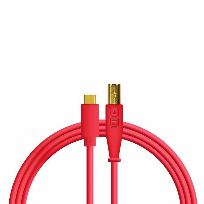 DJ TECH TOOLS - DJ Tech Tools USB-C To USB-B Chroma Cable (red, 1.5m)