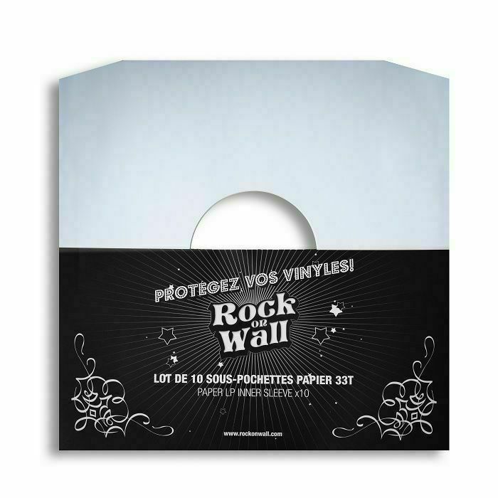 ROCK ON WALL - Rock On Wall 12" Antistatic Paper Inner Record Sleeves (pack of 10) (white)