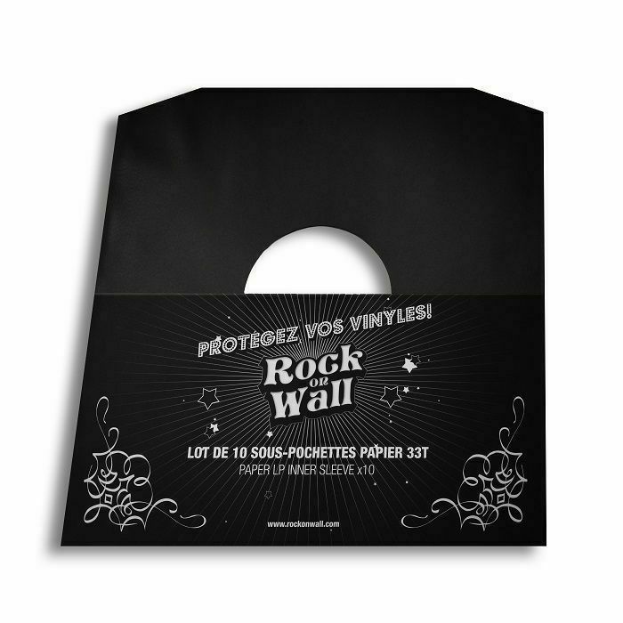 ROCK ON WALL - Rock On Wall 12" Paper Inner Record Sleeves (pack of 10) (black)