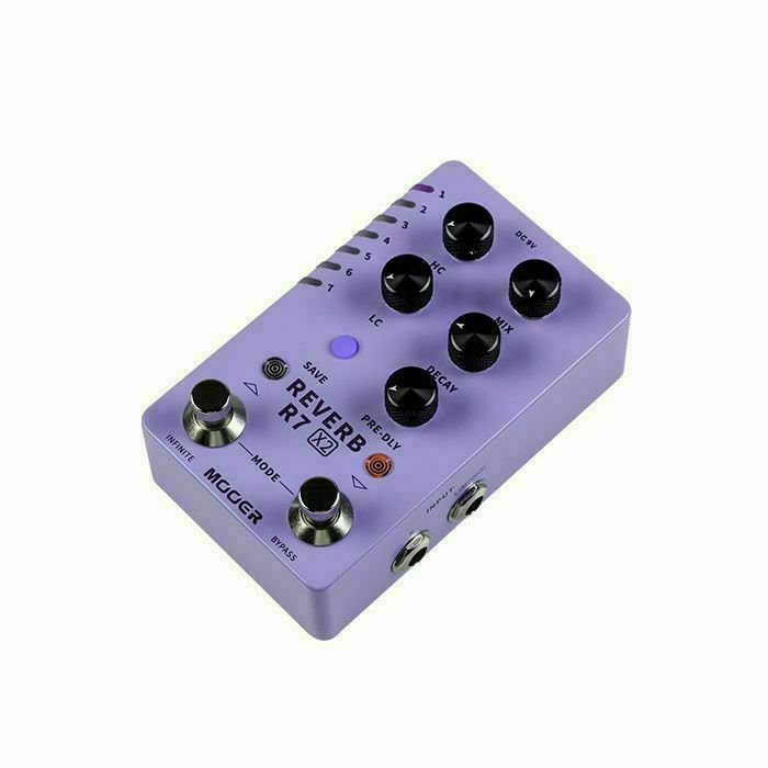Mooer Audio R7 X2 Dual Stereo Reverb Effects Pedal