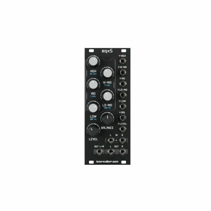 BoredBrain EQx5 Voltage Controlled Equalizer Module (black