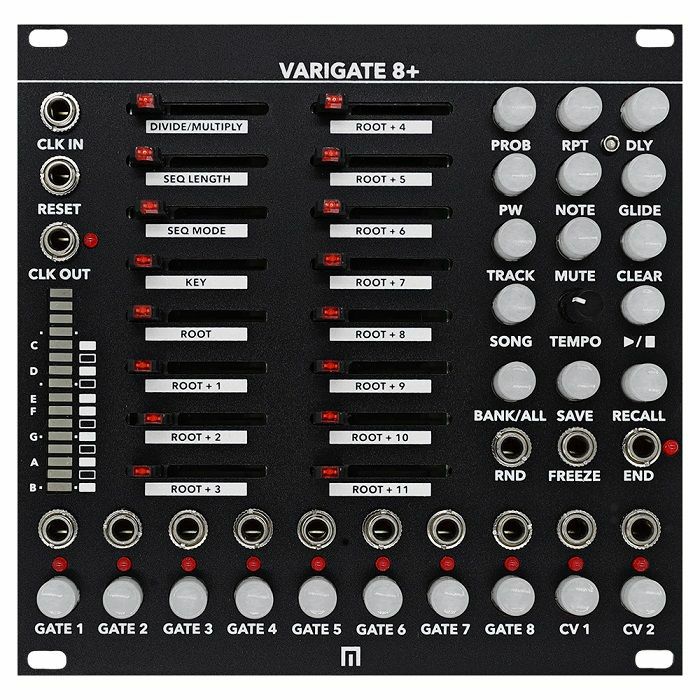 MALEKKO - Malekko Varigate 8+ Eurorack Module (black faceplate)