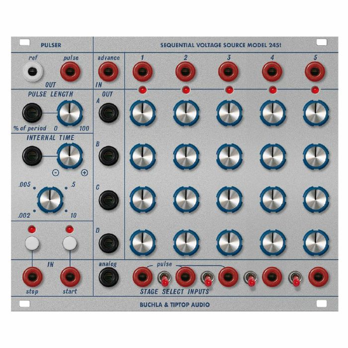 BUCHLA & TIPTOP AUDIO - Buchla & TipTop Audio Sequential Voltage Source Model 245t Module