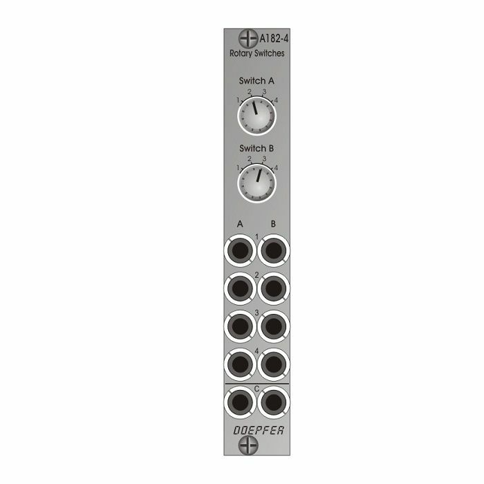 DOEPFER - Doepfer A-182-4 Dual Rotary Switches Slim Line Series Module