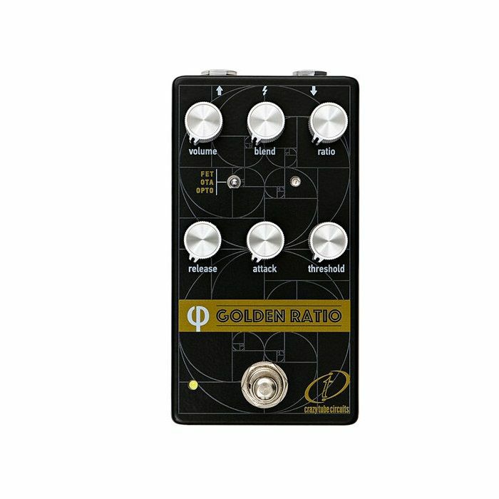 CRAZY TUBE CIRCUITS - Crazy Tube Circuits Golden Ratio Phi V2 Multi-Mode Analogue Compressor Effects Pedal