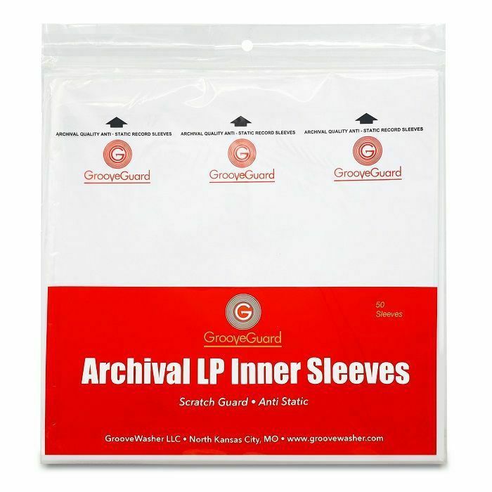 GROOVEGUARD - GrooveGuard Archival Anti-Static Vinyl LP Inner Sleeves (pack of 50)