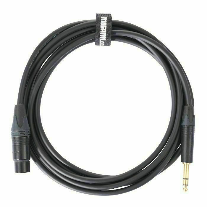 MOGAMI - Mogami 1/4-Inch TRS Jack To Female XLR Cable With Neutrik Black & Gold Connectors (3m)