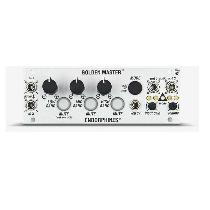 ENDORPHIN.ES - Endorphin.es Golden Master 1U Multiband Processor Module (silver)
