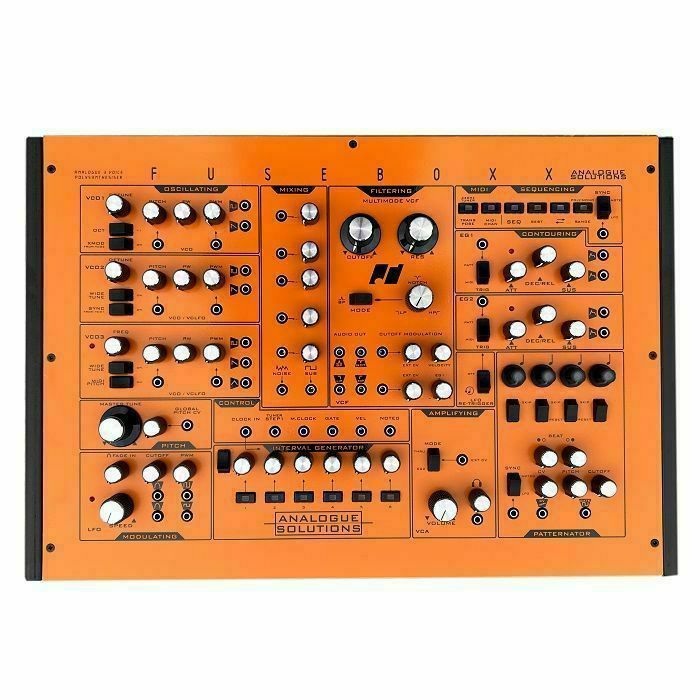 ANALOGUE SOLUTIONS - Analogue Solutions Fusebox X 3-Voice Semi-Modular Polyphonic Analogue Synthesiser