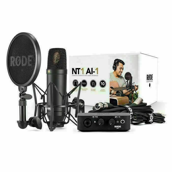 Rode NT1 & AI-1 Complete Studio Condenser Microphone Kit With