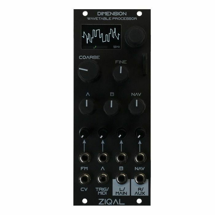 Ziqal Audio Dimension Wavetable Oscillator Module at Juno Records.