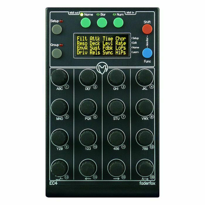 FADERFOX - Faderfox Micromodul EC4 Encoder USB MIDI Controller (B-STOCK)
