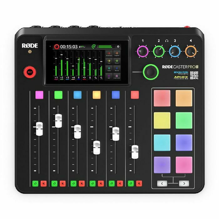 RODE - Rode RodeCaster Pro II Integrated Audio Production Studio Mixer (black)