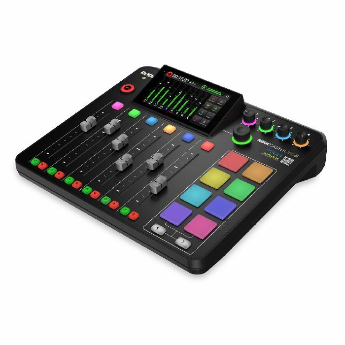 Rode RodeCaster Pro II Integrated Audio Production Studio Mixer (black ...