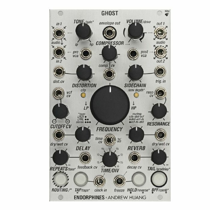 Endorphin.es Ghost Audio Processor Module (silver) at Juno Records.