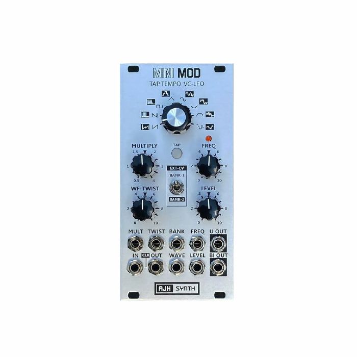 AJH SYNTH - AJH Synth MiniMod Tap-Tempo VC-LFO Module (silver)