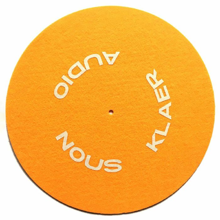 NOUS KLAER AUDIO - Nous Klaer Audio 12" Text Slipmat (orange)