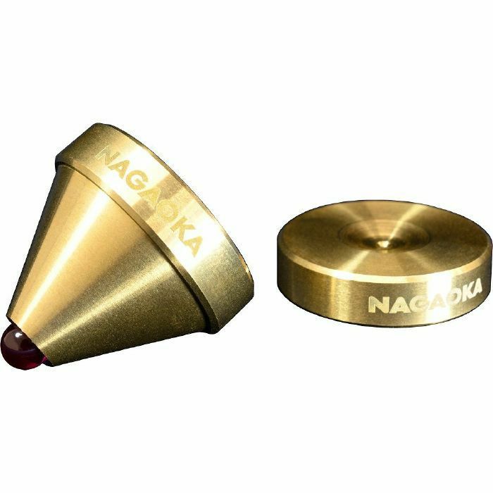 NAGAOKA - Nagaoka INS-BR-02 Ruby Ball & Brass Isolator (set of 4)