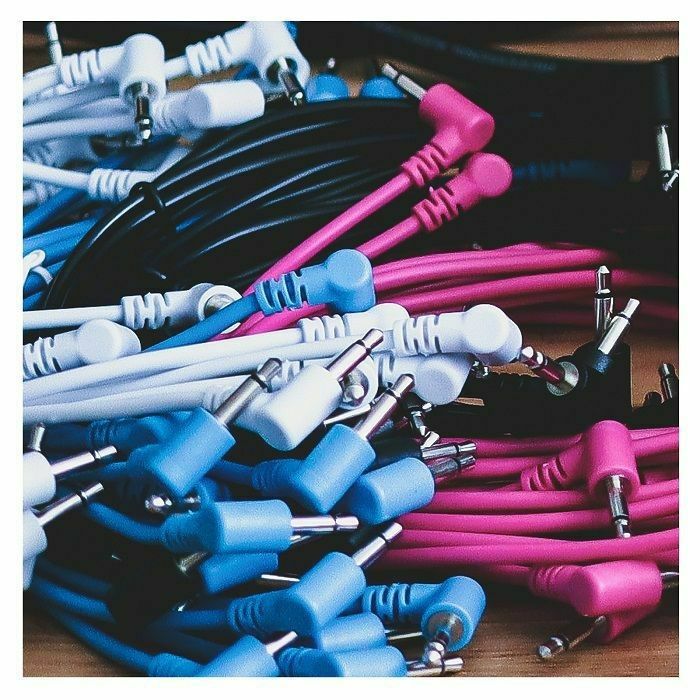 MODBAP MODULAR - Modbap Modular 60cm Right Angle Patch Cables (blue/pink/black/white, pack of 8)