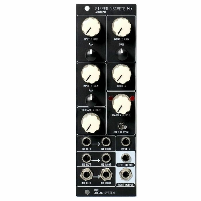 ADDAC SYSTEM - ADDAC System ADDAC713 Stereo Discreet Mixer Module
