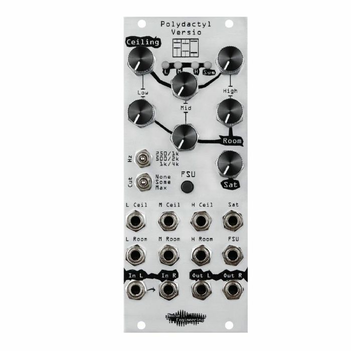 Noise Engineering Polydactyl Versio Multi-Band Dynamics Processor Module  (silver)