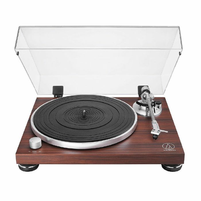 AUDIO-TECHNICA - Audio-Technica AT-LPW50BT Bluetooth Belt-Drive Manual Hi-Fi Turntable (wood base rosewood)