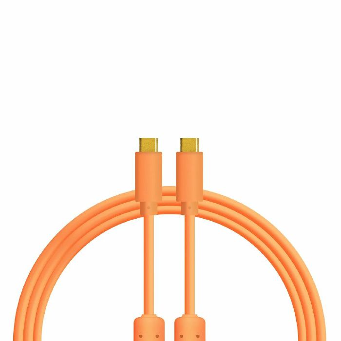 DJ TECH TOOLS - DJ Tech Tools USB-C To USB-C Chroma Cable (single, 1m, neon orange)