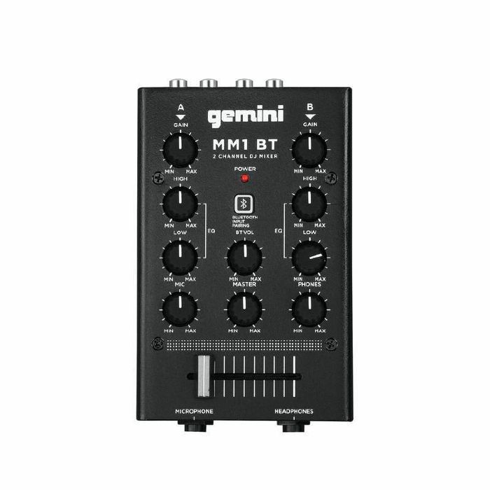 GEMINI - Gemini MM1 BT 2-Channel Bluetooth DJ Mixer (black)