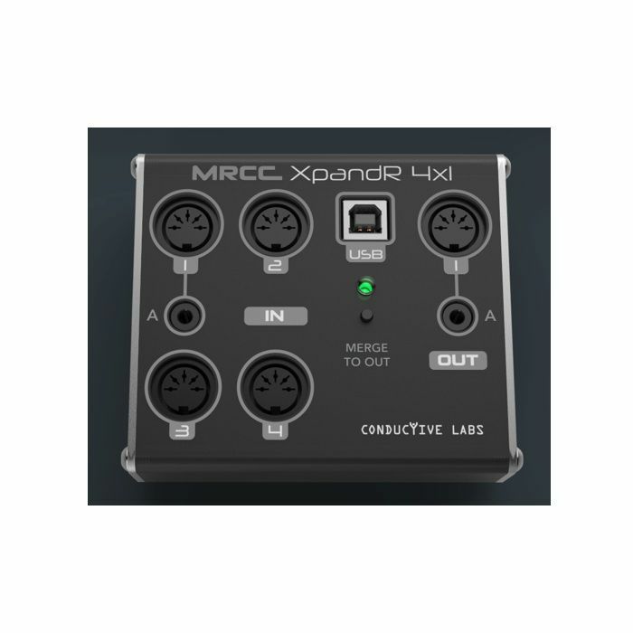 CONDUCTIVE LABS - Conductive Labs MRCC XpandR 4x1 MIDI DIN Expander For MRCC