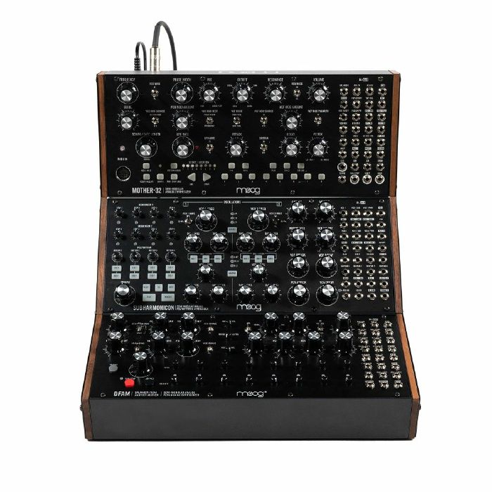 Moog 3Tier Synthesiser Rack Stand Dust Cover at Juno Records.