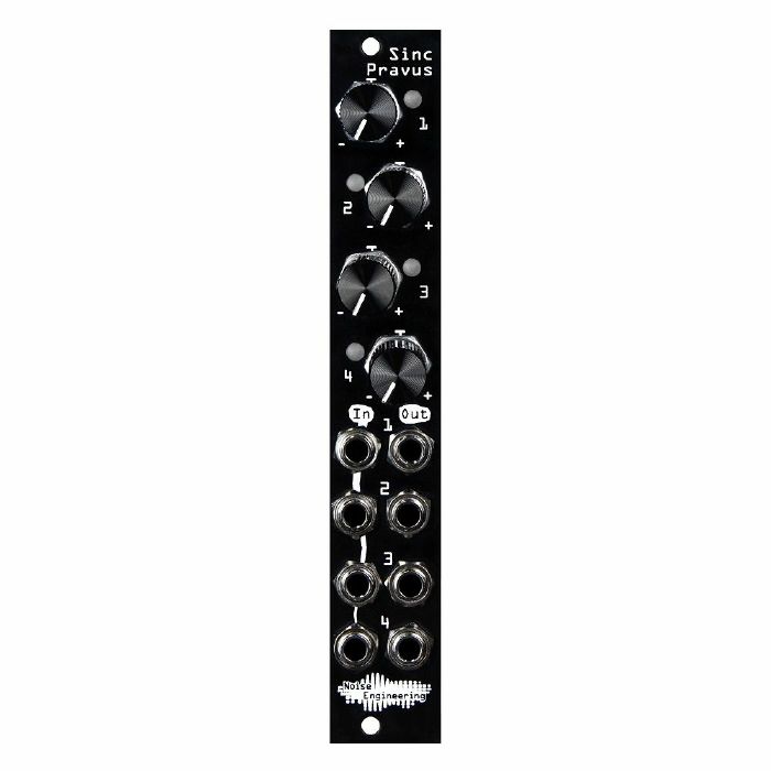 NOISE ENGINEERING - Noise Engineering Sinc Pravus 4-Channel Offset Module With Adjustable Range (black)