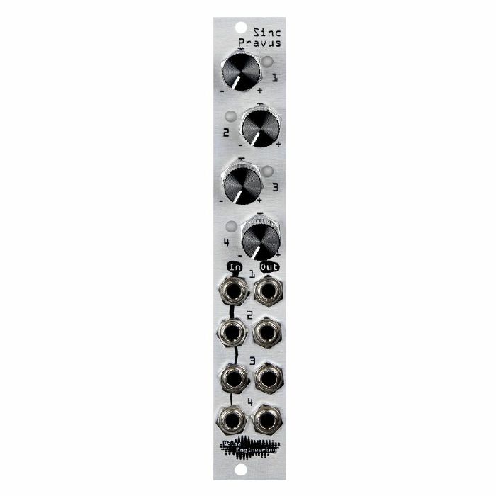 NOISE ENGINEERING - Noise Engineering Sinc Pravus 4-Channel Offset Module With Adjustable Range (silver)