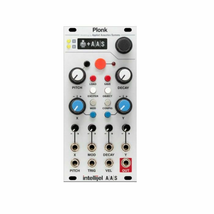 INTELLIJEL - Intellijel/Applied Acoustics Systems Plonk Physical Modeling Percussion Synthesiser Module (silver) (B-STOCK)