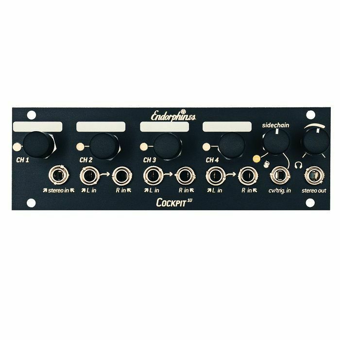 Endorphin.es Cockpit 1U 4-Channel Stereo Performance Mixer Module