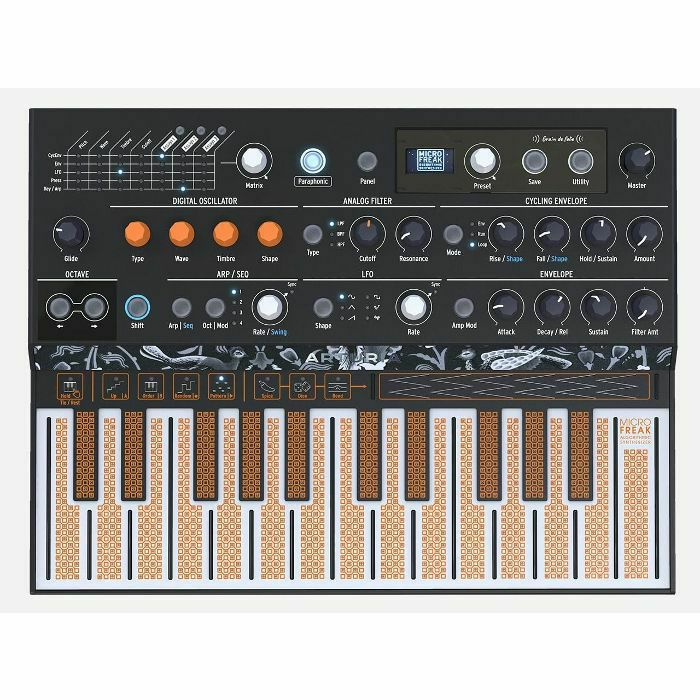 ARTURIA - Arturia MicroFreak 25-Key Paraphonic Hybrid Keyboard Synthesiser & Sequencer (black) (B-STOCK)