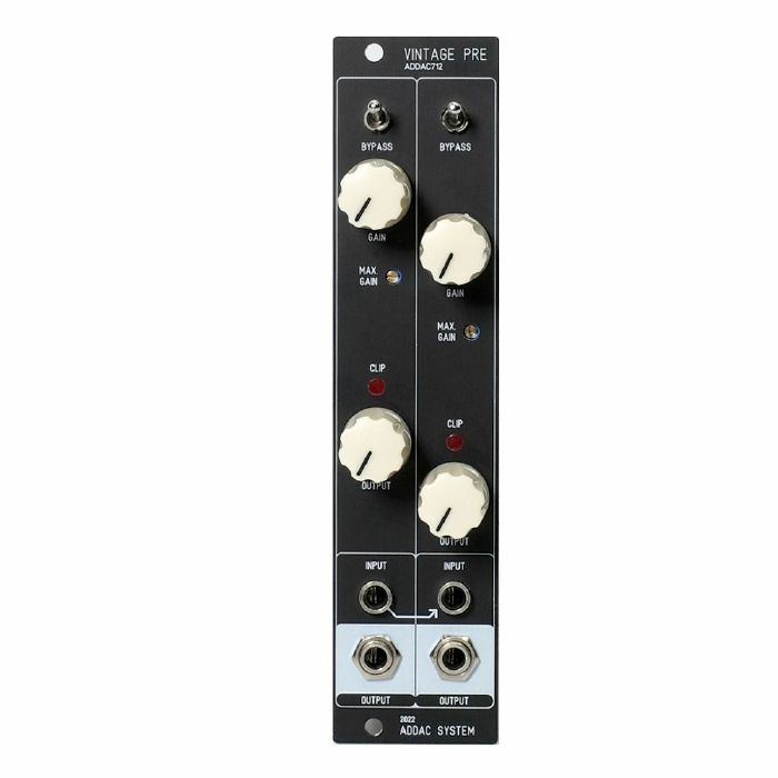 ADDAC SYSTEM - ADDAC System ADDAC712 Vintage Pre 2-Channel Discrete Gain Staging Amplifier Module