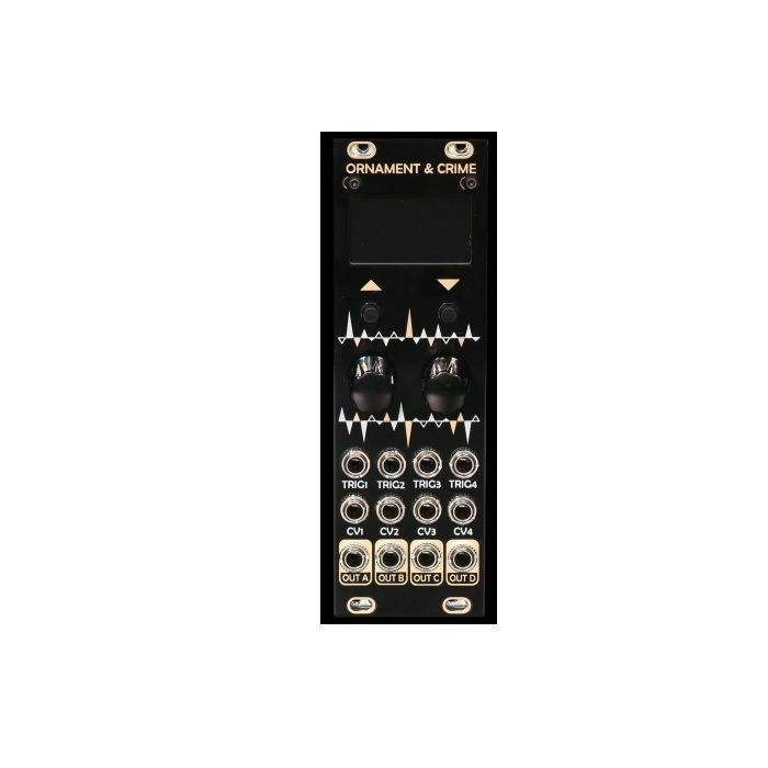 After Later Audio uO_C Ornament & Crime Redesigned Module (black) (B-STOCK)